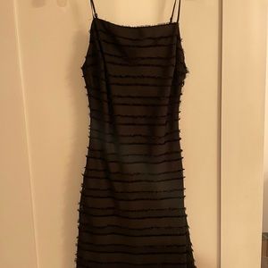 CHLOE DAO BLACK MINI DRESS.🖤